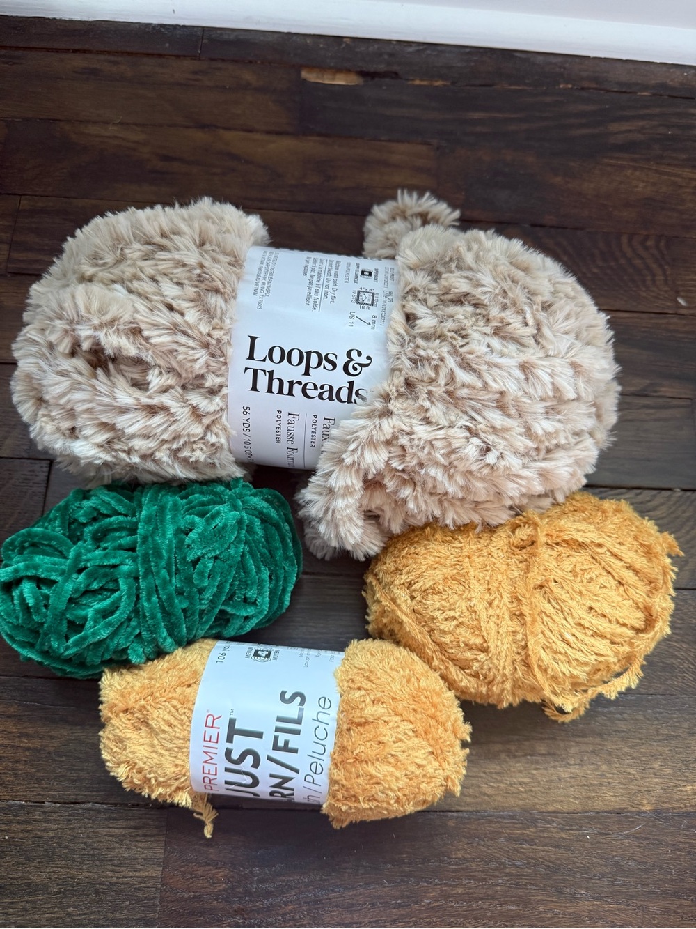Lots of Loops & Threads Faux Fur Yarn - Beige